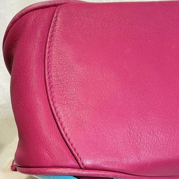EMILIO PUCCI Fuschia Leather & Fabric Bag - Picture 10 of 15